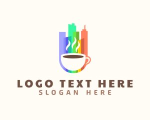 Latte - Coffee City Cafe logo design