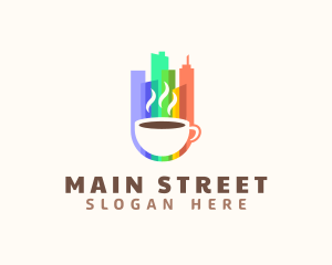 Town - Coffee City Cafe logo design