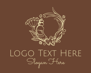 Heritage - Ginger Turmeric Spice logo design