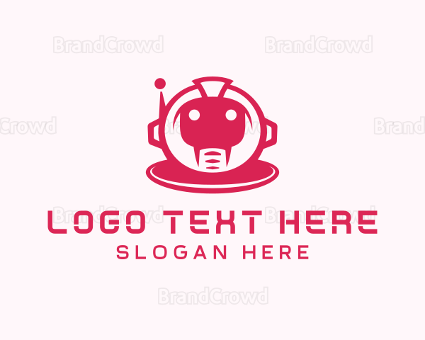 Robot Head Tech App Logo