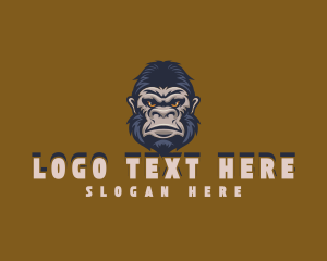 Warthog - Wild Gorilla Ape logo design