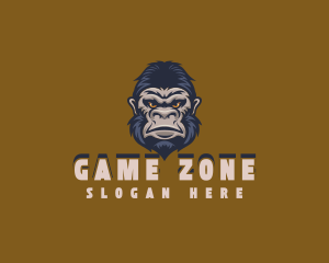 Wild Gorilla Ape logo design