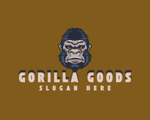 Gorilla - Wild Gorilla Ape logo design