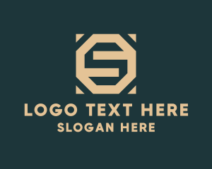 Business Octagon Firm Letter S Logo