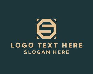 Enterprise - Business Octagon Firm Letter S logo design