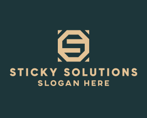 Business Octagon Firm Letter S logo design