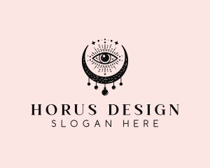 Horus - Cosmic Psychic Eye logo design