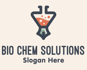 Chemistry Fountain Pen logo design