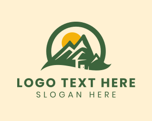 Explore - Mountain Nature Park logo design