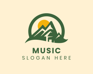 Sunset - Mountain Nature Park logo design