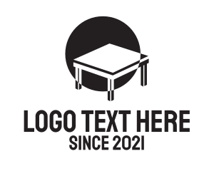 Classic Table Furniture logo design