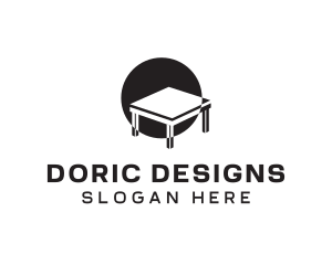 Classic Table Furniture logo design