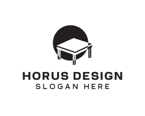 Classic Table Furniture logo design