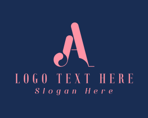 Carpenter - Elegant Stylish Boutique Letter A logo design