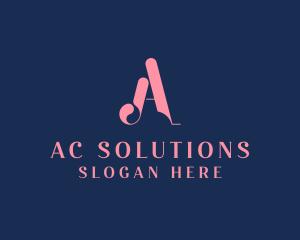 Elegant Stylish Boutique Letter A  logo design