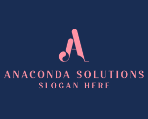 Elegant Stylish Boutique Letter A  logo design