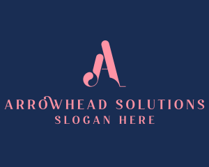 Elegant Stylish Boutique Letter A  logo design