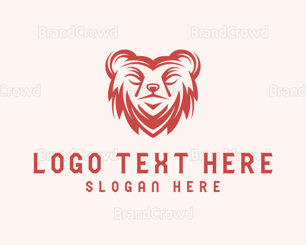 Wild Bear Animal Logo