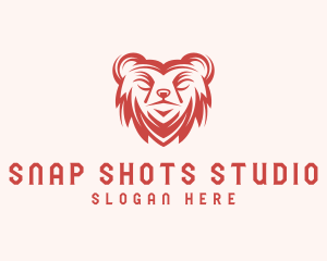 Game Streaming - Wild Bear Animal logo design
