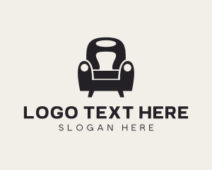 Couch - Lounge Chair Furniture logo design