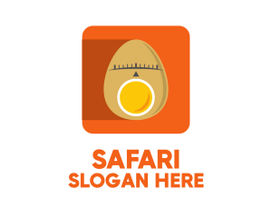 Map - Egg Location Pin App logo design