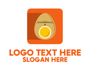 Pin - Egg Location Pin App logo design