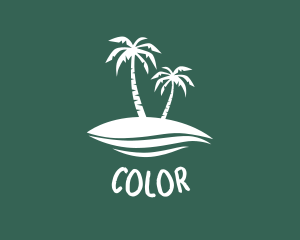 Tourism - Summer Island Resort logo design