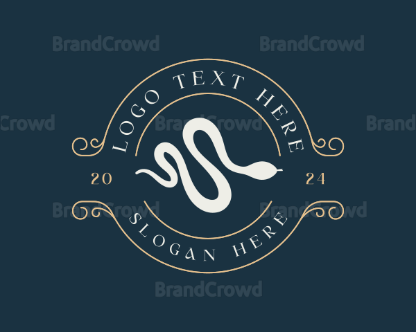 Reptile Snake Animal Logo