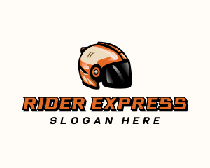 Rider - Rider Motorsports Helmet logo design