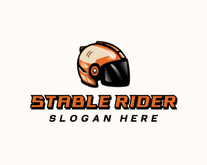 Rider Motorsports Helmet  logo design