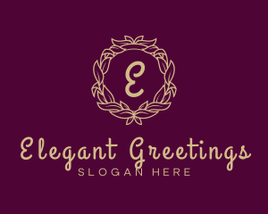 Elegant Wreath Fashion logo design