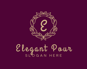 Elegant Wreath Fashion logo design