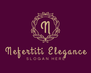 Elegant Wreath Fashion logo design