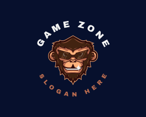 Monkey Gorilla Gaming logo design