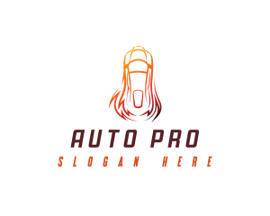 Fast Race Car Logo