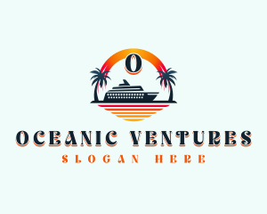 Cruise Ship Adventure logo design