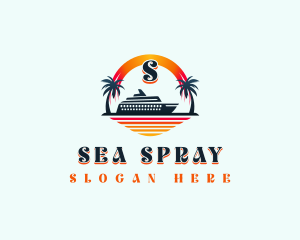 Cruise Ship Adventure logo design