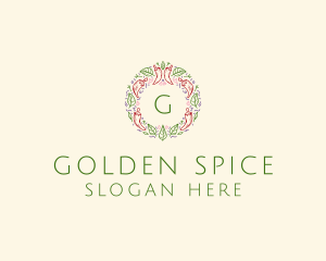 Leaf Spice Cooking Ingredients logo design