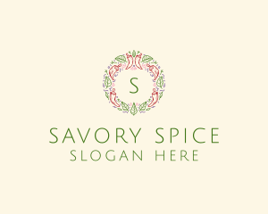 Condiments - Leaf Spice Cooking Ingredients logo design