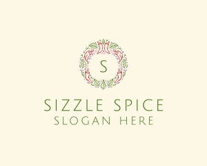 Leaf Spice Cooking Ingredients logo design