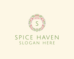 Spice - Leaf Spice Cooking Ingredients logo design