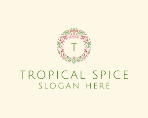 Leaf Spice Cooking Ingredients logo design