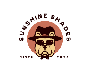Sunglasses - Bulldog Fedora Sunglasses logo design