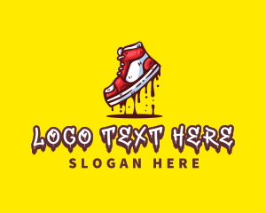 Kicks - Sneaker Shoe Fashion Logo Design