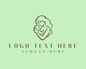 Maternity - Baby Mom Parenting logo design