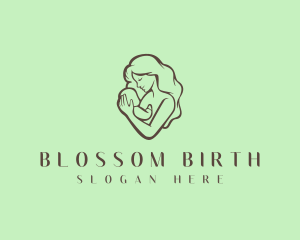 Obstetrics - Baby Mom Parenting logo design