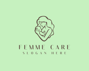 Gynecology - Baby Mom Parenting logo design