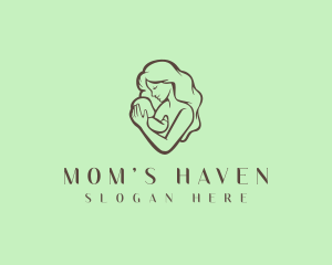 Baby Mom Parenting logo design