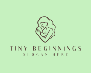 Neonatal - Baby Mom Parenting logo design
