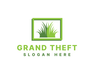 Garden - Lawn Grass Garden logo design